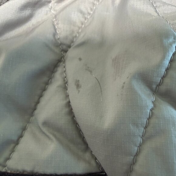 Girls PATAGONIA Nano Puff Jacket Gray Pink Medium / 10 - Picture 8 of 14